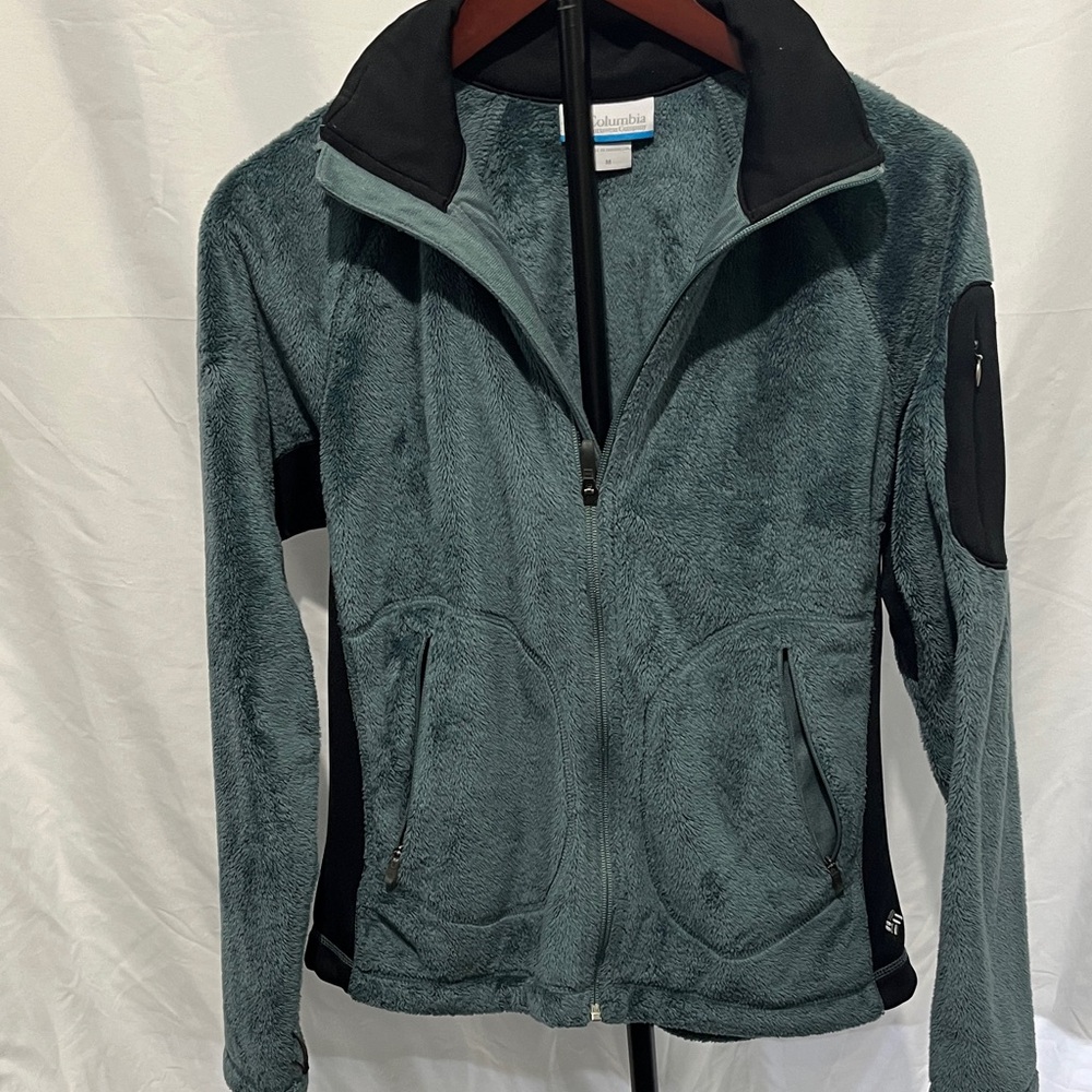 Columbia Women's Dark Teal Teddy Jacket